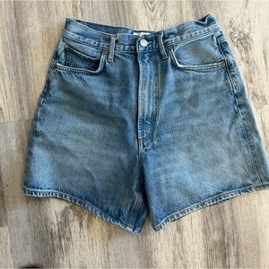 AGOLDE high waisted denim shorts